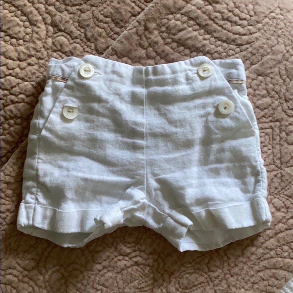 Jacadi Linen Baby Shorts